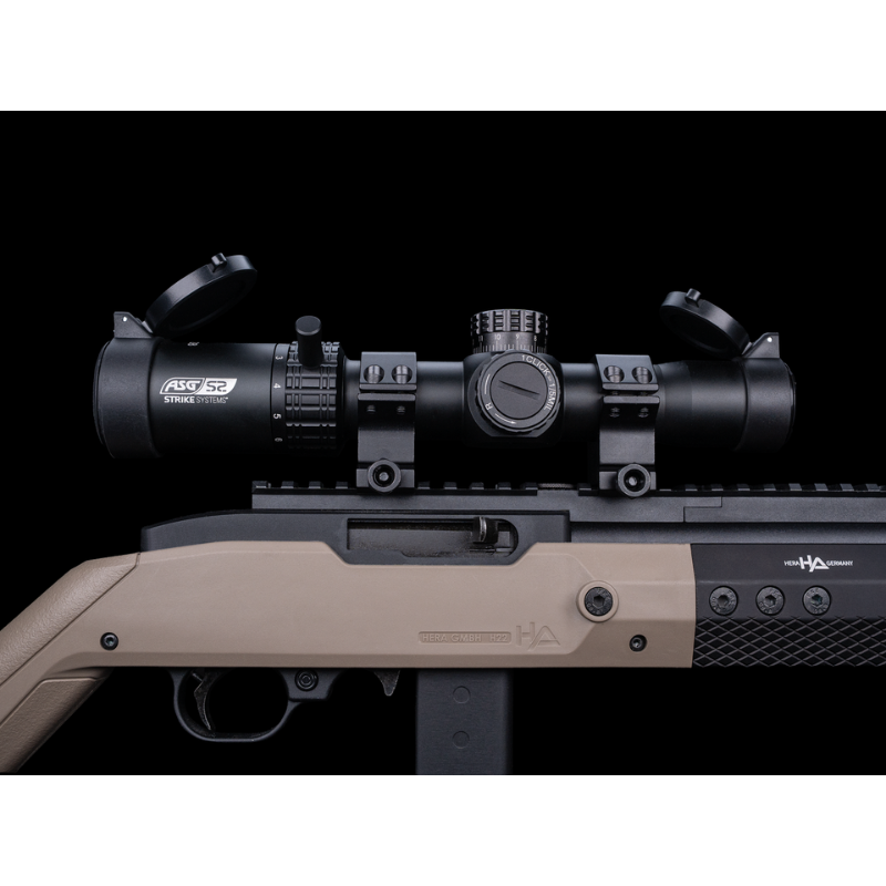 LMTS-02 LPVO airsoft scope 1.2-6x28 med throw lever | Airsoftgeek