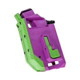 CTM Hi-Capa HPA M4 AEG Magasinadapter med 90° vinkel – Lila/Grön