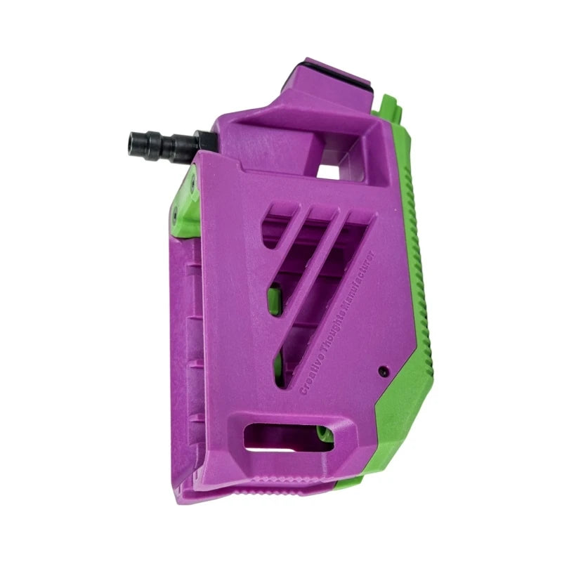 CTM Hi-Capa HPA M4 AEG Magasinadapter med 90° vinkel – Lila/Grön