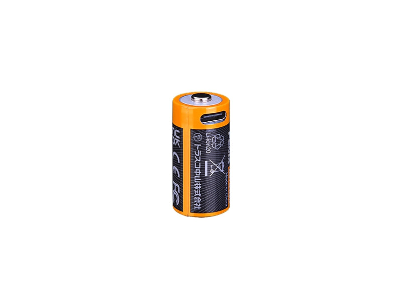 FENIX RCR123A Genopladeligt Batteri 3,6V 800mAh USB-C