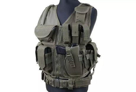 KAM-39 TAKTISK VEST - OLIVEN