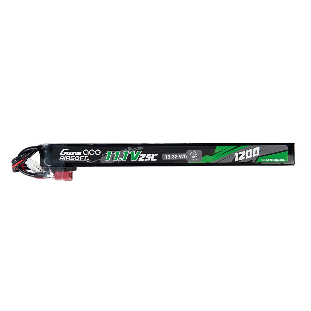 Gens ACE LiPo Batteri 11,1V 1200mAh 25C Stick - T-Dean