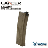 Lancer L5AWM V2 Gas Magasin til TM MWS 35 BBs - Tan