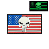 Patch PVC 3D US Flag - Ghost