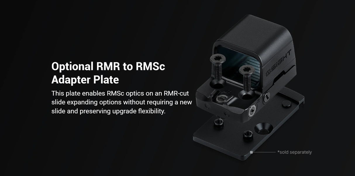 OLIGHT Osight SE Red Dot Sight, RMSc Footprint
