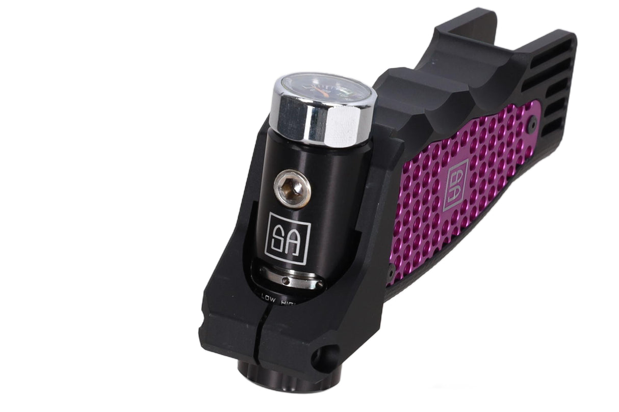 Specna Arms x Mancraft MSG Speedsoft Grip pistol grip with MMR regulator Violet