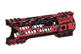 Specna Arms x Mancraft CNC Speedsoft Splash Anodised kit for M4/M16 replicas black-red