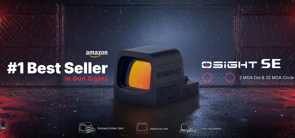 OLIGHT Osight SE Red Dot Sight (Green Dot), RMSc Footprint