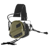 EARMOR M32 PLUS Elektronisk Taktisk Hovedtelefon - Foliage Green