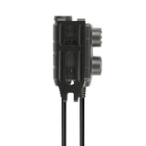 M56 DUALCOMM PTT, Kenwood / Baofeng 2-pin Connector