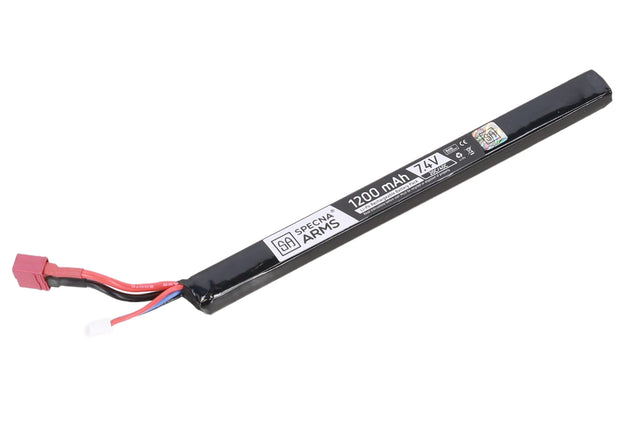 Specna Arms 7.4V 1200mAh 20C/40C LiPo battery for the T-Connect AK replica’s magazine well