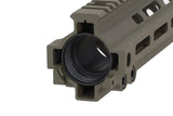 Specna Arms MK8-style M-LOK 9.5" mounting rail for M4/AR15 replicas - Olive