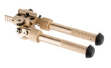 RIS Taktisk Metall Bipod Brons