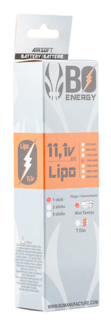 1 stick 3S 11.1V 1300mAh 25C Lipo battery