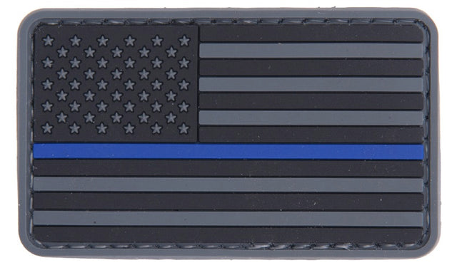 US Flag Blue line PVC Patch