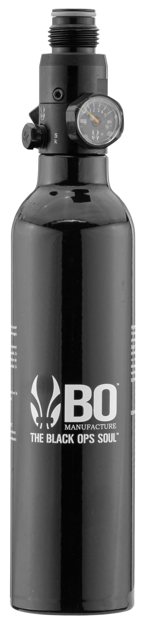 HPA Aluminiumflaske 0,2 L - 3000 PSI med regulator