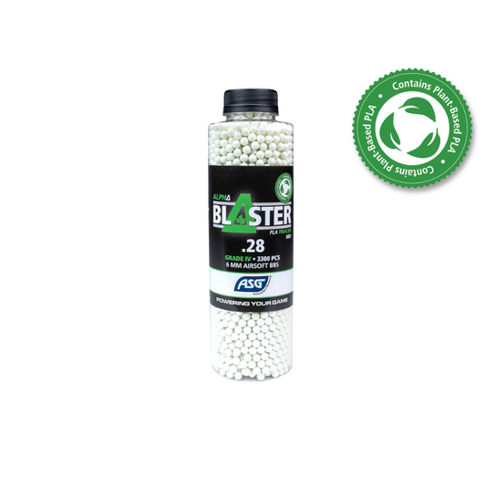 Alpha Blaster PLA Green Tracer Kulor – 0,28g - 3300 st.