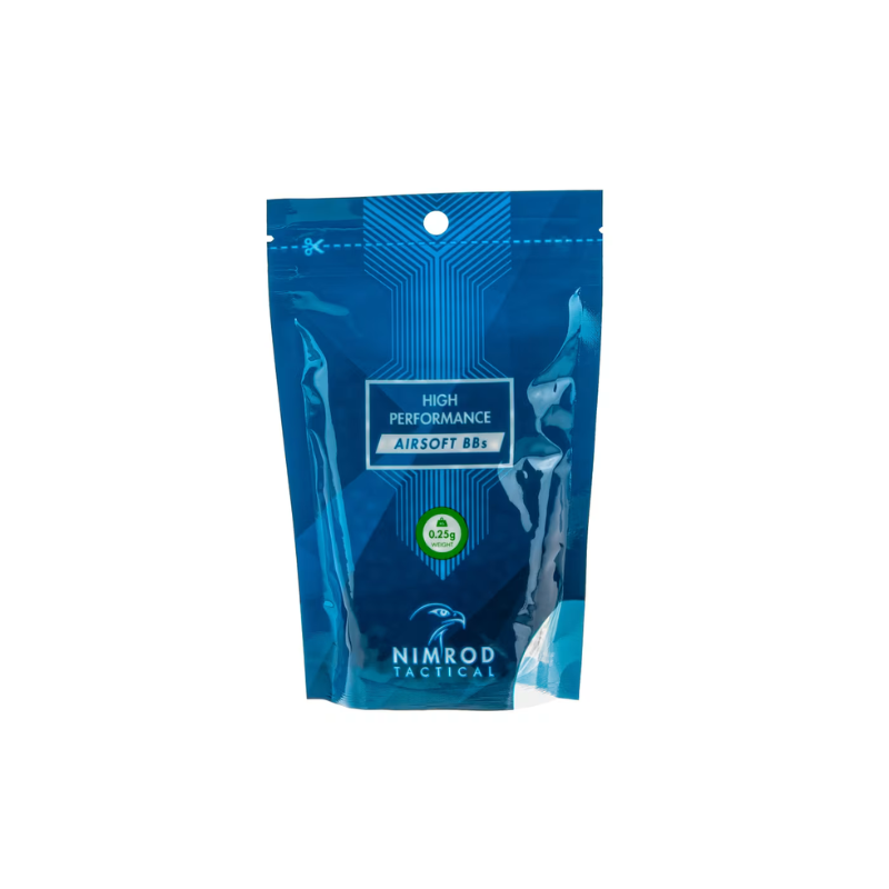 Nimrod High Performance BBs – 0,25g – 1000 st.