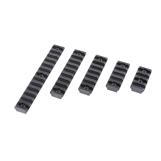 Set med 5 Specna Arms RIS-skenor för KeyMod
