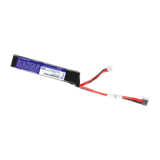 LiPo 11.1V 1100mAh 20C Stock Tube Batteri – Mini T-kontakt