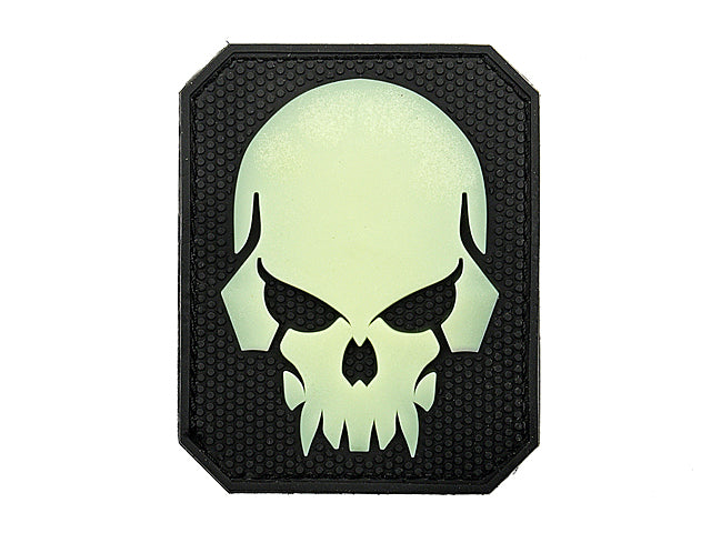Pirat Skull PVC Patch - Glow