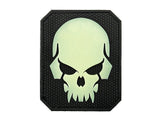 Pirat Skull PVC Patch - Glow