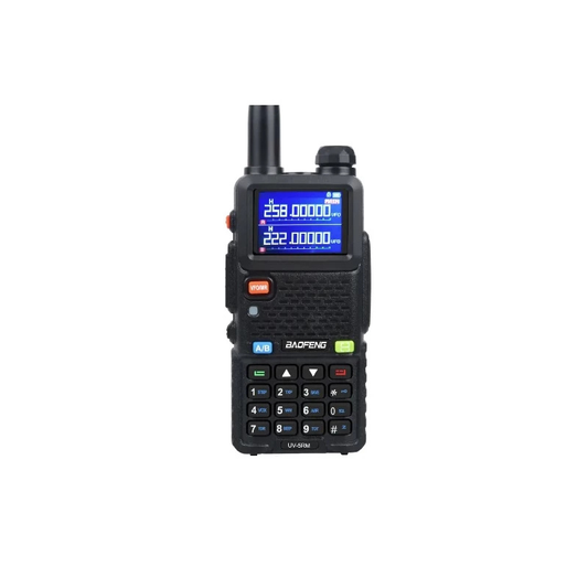 Radio Baofeng UV-5RM, treband, USB-C (VHF,UHF)