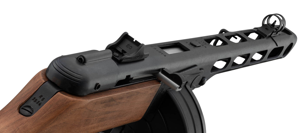 VFC PPSh-41 GBBR Airsoft SMG med tromlemagasin - Træ/Metal