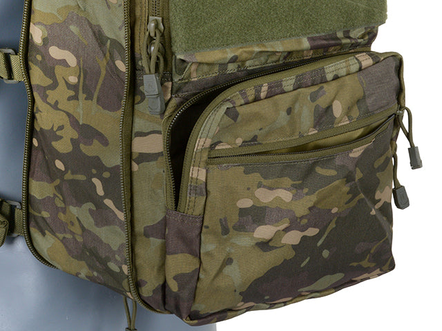 RYGSÆK M/ MOLLE FRONT - OD GREEN