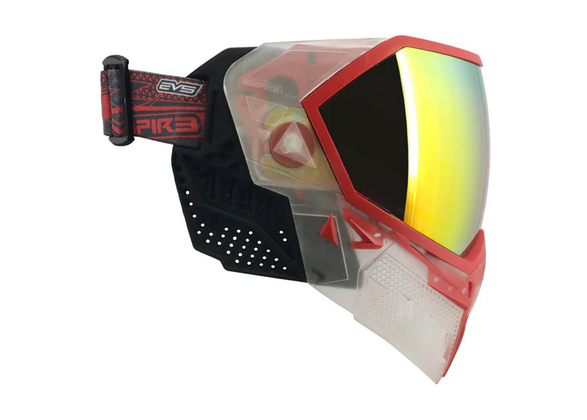 Empire EVS Crystal SE Paintball Maske Clear/Red – Fire Mirror Linse