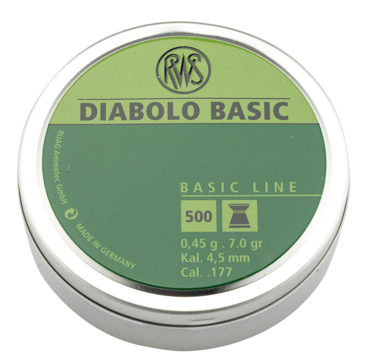 Diabolo-hagl 4,5 mm – 0,45 g, 500 stk.