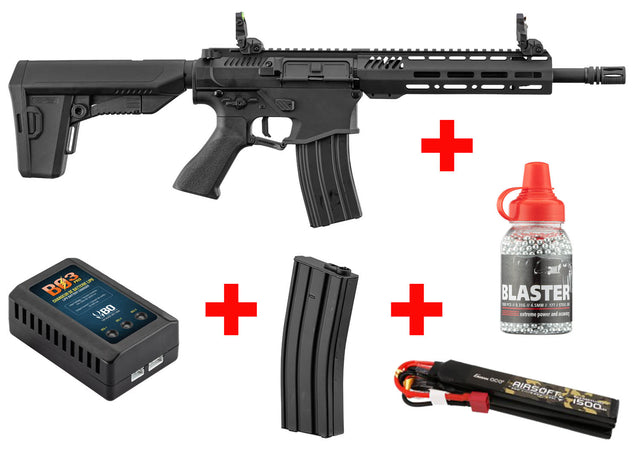 Krown Land Venator MKII pakke med batteri, lader og kugler – 2,6 J
