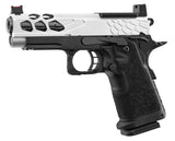 GBB Stryk Hi-Capa 4.3 Silver Lancer Tactical Airsoft Pistol