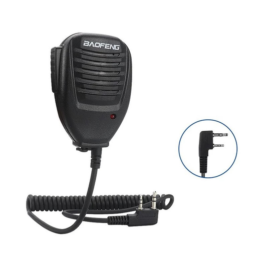 Mikrofon för Baofeng Radio Kenwood 2-Pin