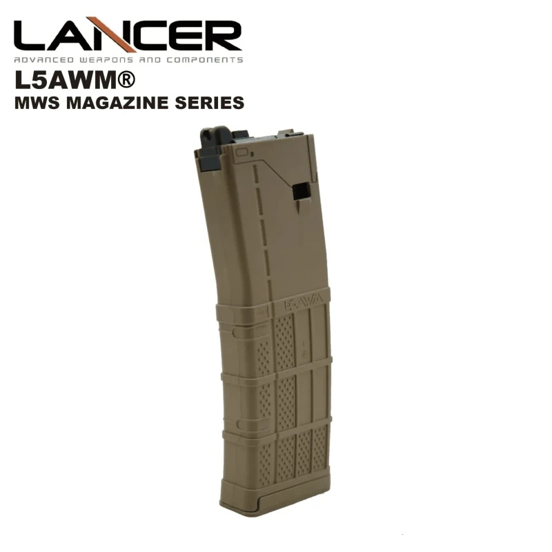 Lancer L5AWM V2 Gas Magasin till TM MWS 35 BBs - Tan