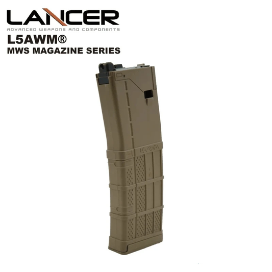 Lancer L5AWM V2 Gas Magasin till TM MWS 35 BBs - Tan