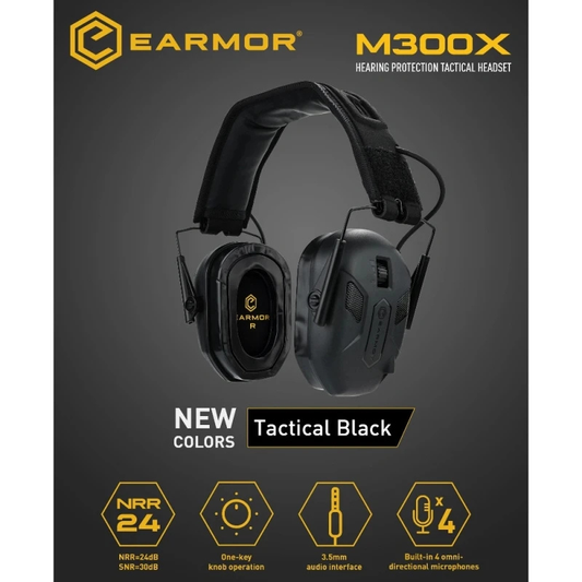 EARMOR M300X Elektroniska hörselskydd
