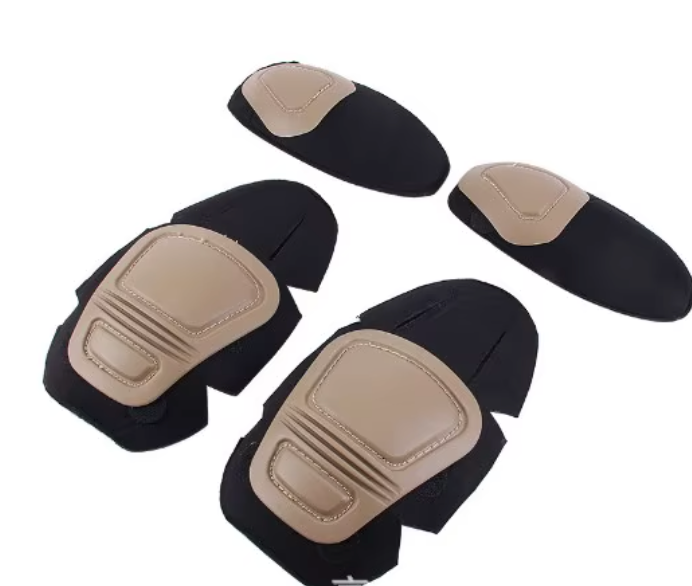 Tan Set: Armbågs- och Knäskyddsinsatser