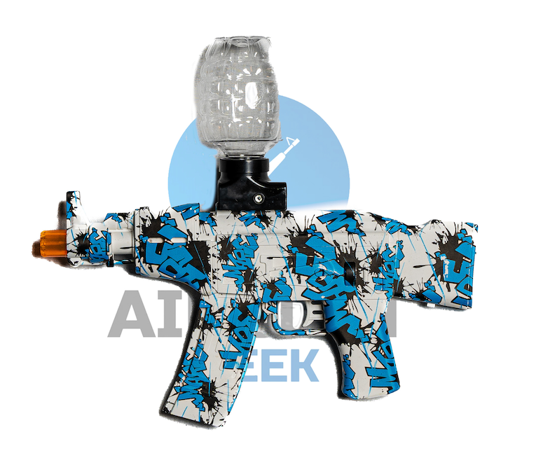 Splatter Mini M4 Gel Blaster - Blå Graffiti