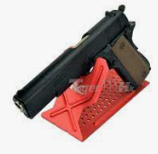 Röd Pistol Ställ - Metall
