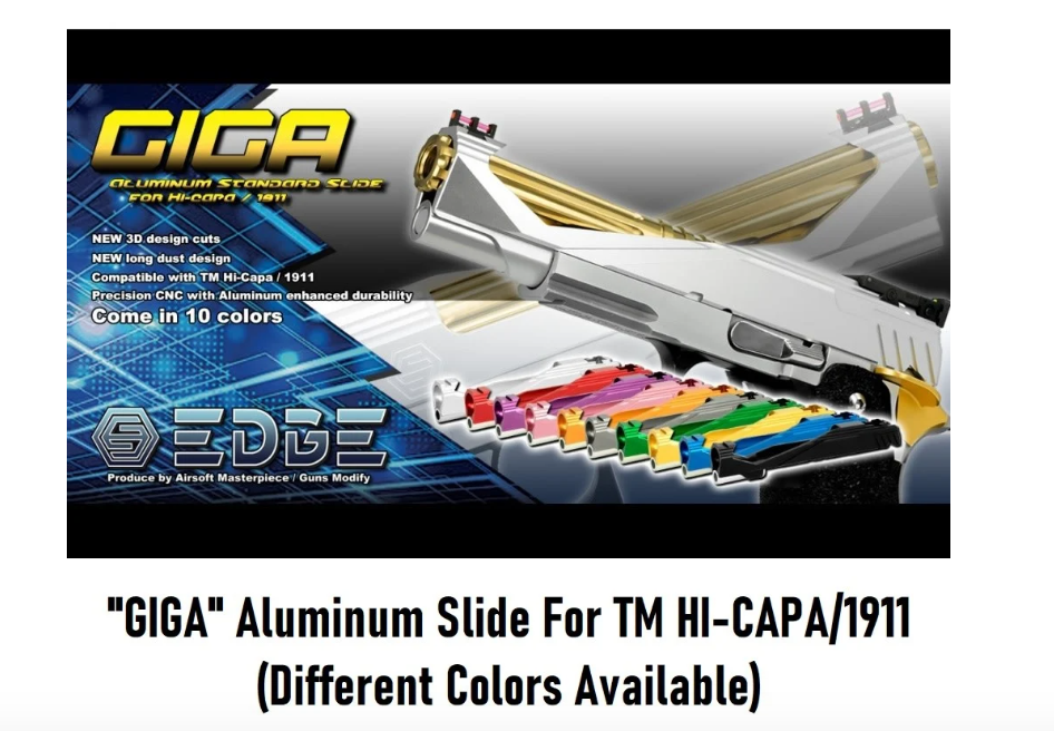 EDGE Custom GIGA aluminiumslide för Hi-Capa 5.1