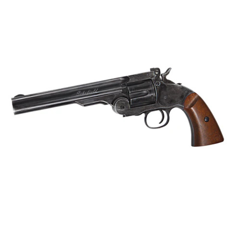 Schofield 6" Aging BK & Wooden Grip