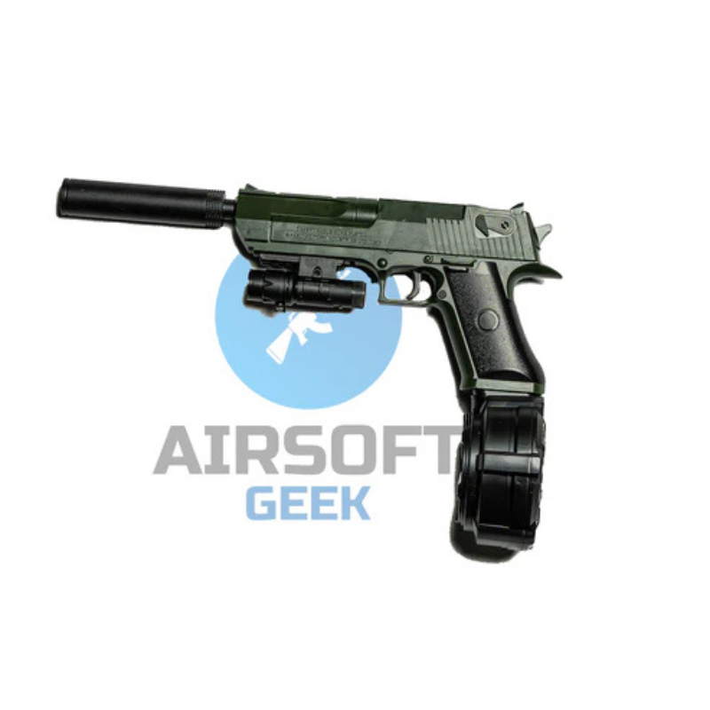 Gelblaster Desert Eagle - Grön