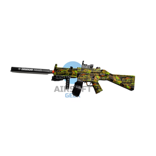 Splatter MP5K Gel Blaster - Dino Graffiti