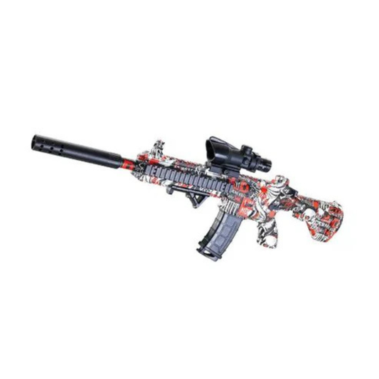 Gel Blaster M416 - Röd Graffiti