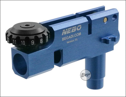 PRO NEBO CNC AK rotary hopup-enhed blå til E&L og Arcturus | Airsoftgeek