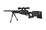 SA-S11 Sniper m/ Kikkert og Bipod 3 Joule - Sort