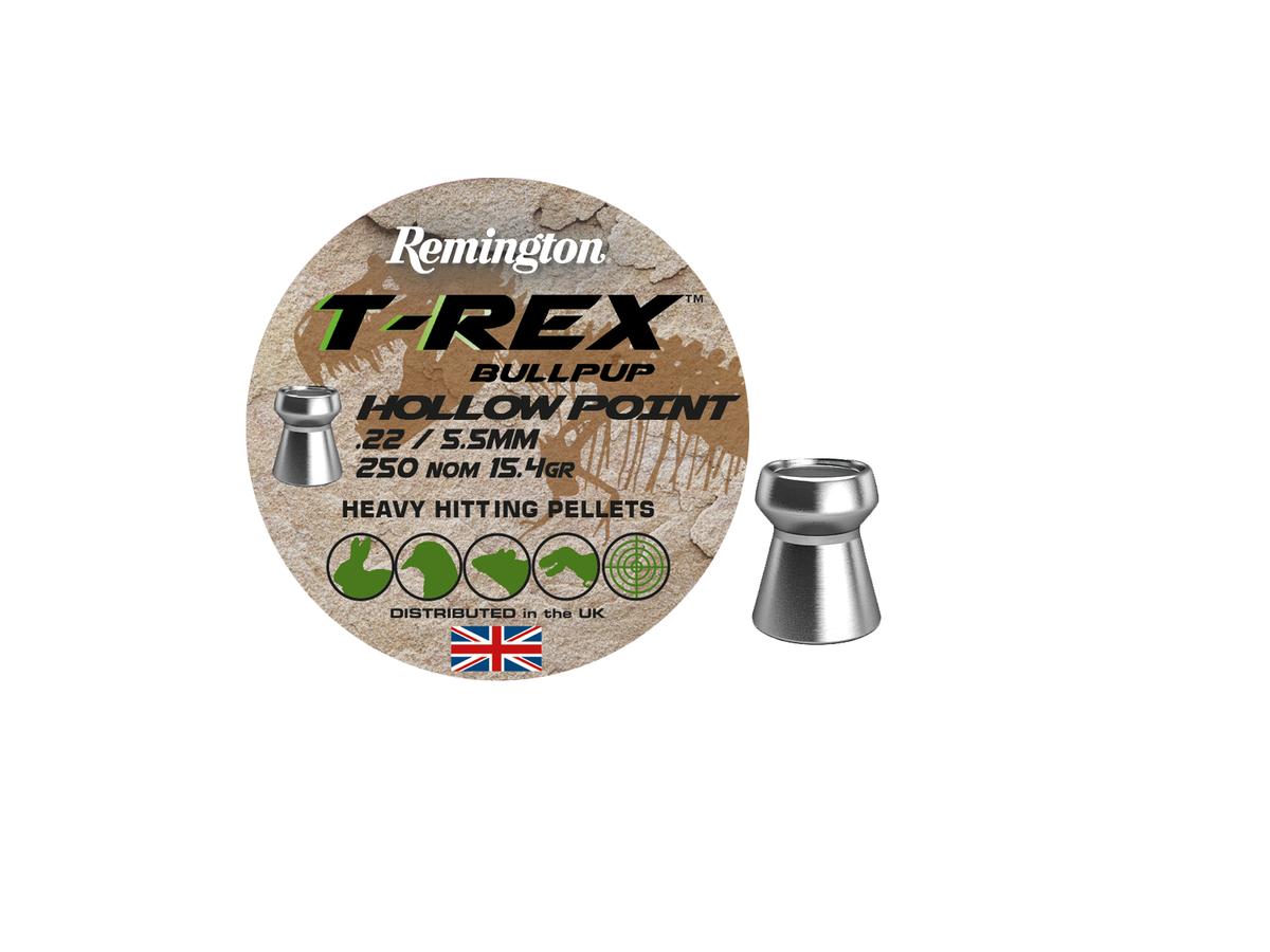 Remington T-Rex Bullpup Hollow Point hagl, 5,5 mm, 15.4 grs, 250 stk