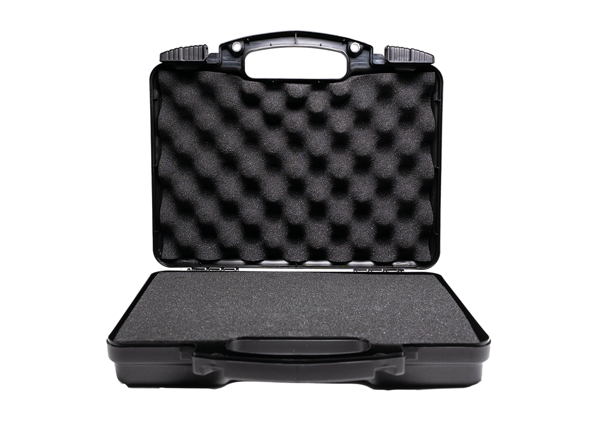 ASG plastic pistol case, 31x25.6x8cm, Sort