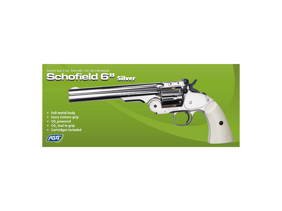 ASG Schofield, CO2, Silver, 6"